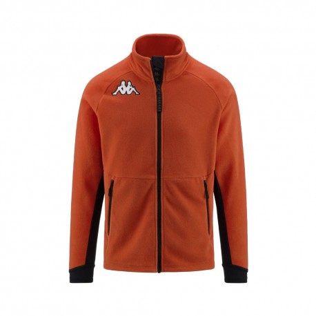 Kappa Jacket Felpa Kappa Uomo Rosse Giacca Uomo Pile Felpa Kappa