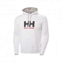 Helly Hansen Felpa Con Cappuccio Logo Bianco Uomo