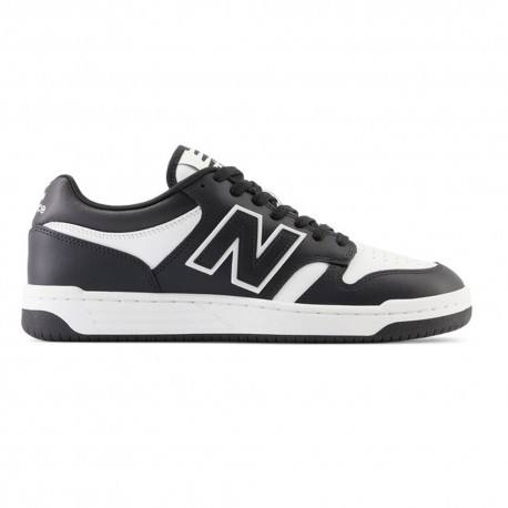 New Balance Bb 480 Low Lea Bianco Nero - Sneakers Uomo