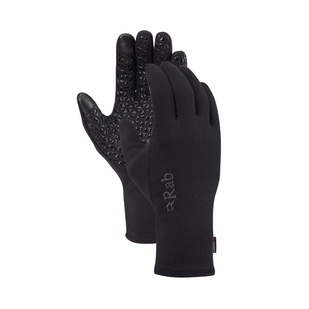 Rab Guanti Alpinismo Power Stretch Contact Grip Nero Donna L