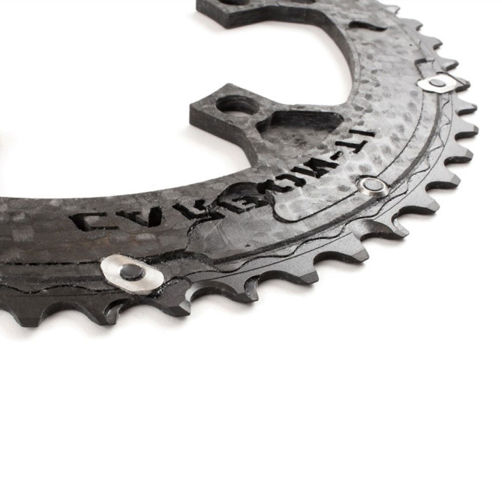 Carbon-Ti Corona Bici X-Carbo Evo 4F 52X110 Bcd Per Srm Uomo