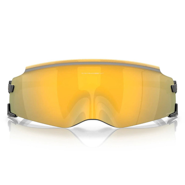 Oakley Occhiali Ciclismo Kato Pol Nero Prizm 24K Uomo