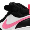 Nike Court Borought Mid 2 Gs Bianco Rosa - Sneakers Bambina