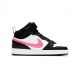 Nike Court Borought Mid 2 Gs Bianco Rosa - Sneakers Bambina