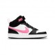 Nike Court Borought Mid 2 Gs Bianco Rosa - Sneakers Bambina