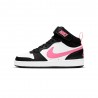 Nike Court Borought Mid 2 Gs Bianco Rosa - Sneakers Bambina