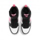 Nike Court Borought Mid 2 Gs Bianco Rosa - Sneakers Bambina