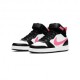 Nike Court Borought Mid 2 Gs Bianco Rosa - Sneakers Bambina