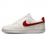 Nike Court Vision Low Next Bianco Rosso - Sneakers Donna