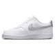 Nike Court Vision Low Next Bianco Argento - Sneakers Donna