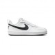 Nike Court Borough Low Recraft Gs Bianco Nero - Sneakers Bambino