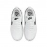 Nike Court Borough Low Recraft Gs Bianco Nero - Sneakers Bambino
