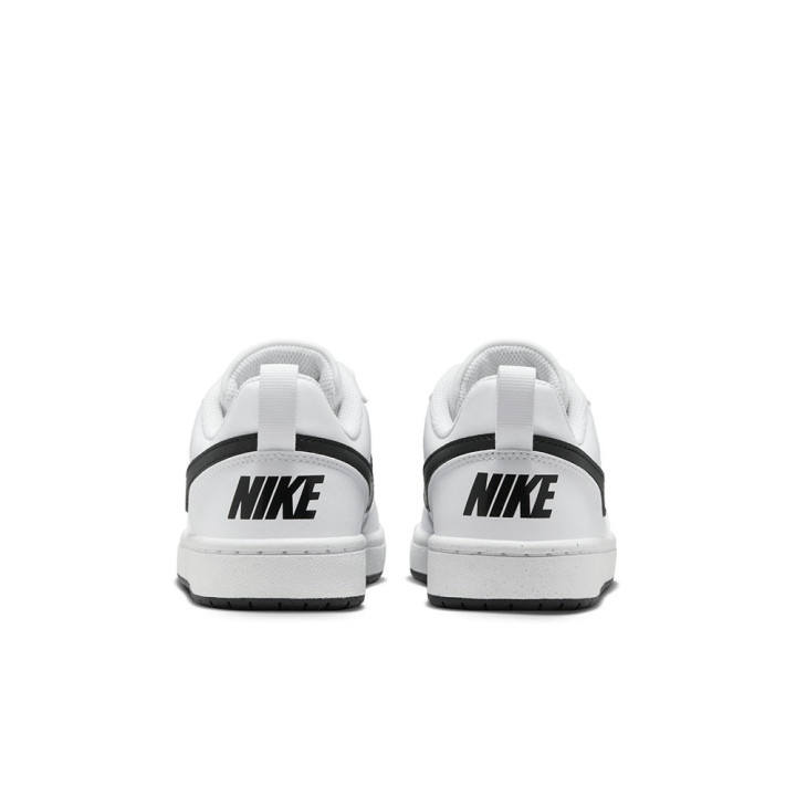Nike Court Borough Low Recraft Gs Bianco Nero - Sneakers Bambino