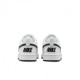 Nike Court Borough Low Recraft Gs Bianco Nero - Sneakers Bambino