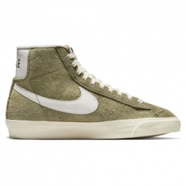 Nike Blazer Mid 77 Vintage Olive Bianco - Sneakers Donna