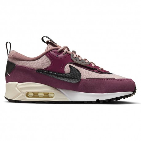 Nike Air Max 90 Futura Bordeaux Nero - Sneakers Donna