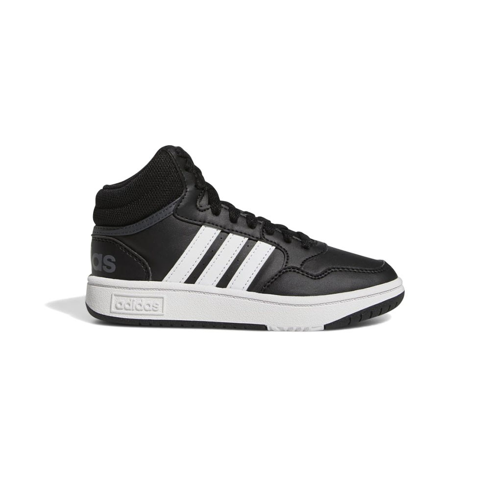 ADIDAS Hoops Mid 3.0 K Gs Nero Bianco - Sneakers Bambino EUR 33 / UK 1