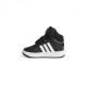 ADIDAS Hoops Mid 3.0 Ac I Td Nero Bianco - Sneakers Bambino