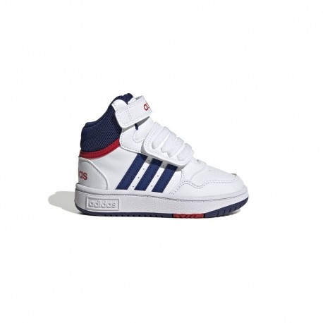 ADIDAS Hoops Mid 3.0 Ac I Td Bianco Blu - Sneakers Bambino