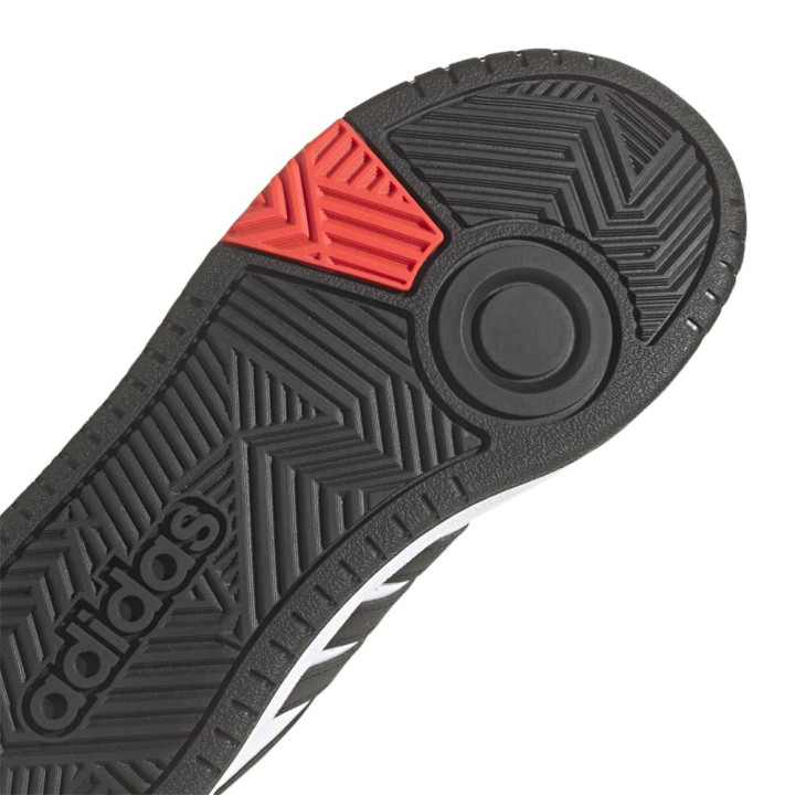 ADIDAS Hoops 3.0 K Gs Bianco Nero - Sneakers Bambino