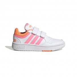 ADIDAS Hoops 3.0 Cf C Ps Bianco Rosa - Sneakers Bambina