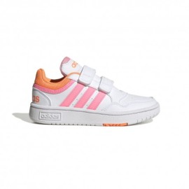 ADIDAS Hoops 3.0 Cf C Ps Bianco Rosa - Sneakers Bambina