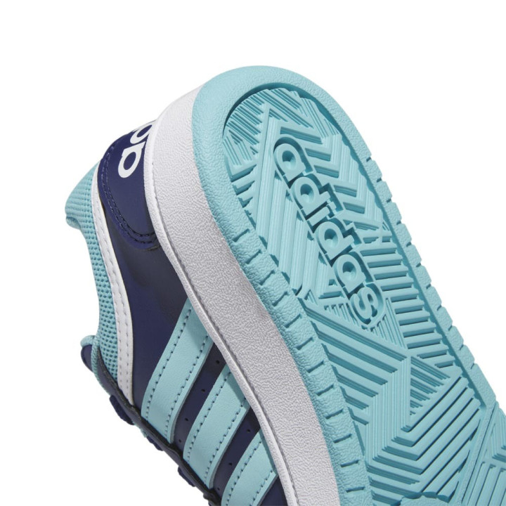 ADIDAS Hoops 3.0 K Gs Blu Azzurro - Sneakers Bambino