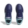 ADIDAS Hoops 3.0 K Gs Blu Azzurro - Sneakers Bambino