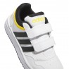 ADIDAS Hoops 3.0 Cf C Ps Bianco Nero Giallo - Sneakers Bambino