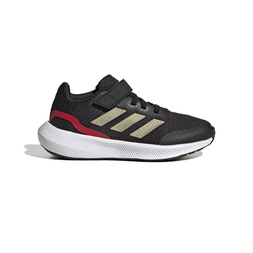 Adidas runfalcon 3.0 el k ps nero oro - scarpe ginnastica bambino eur 36 2/3 / uk 4