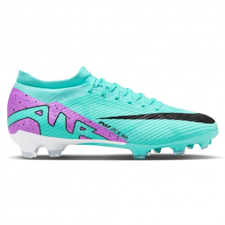 Nike Zoom Mercurial Vapor 15 Pro FG Turchese Viola - Scarpe Da Calcio Uomo
