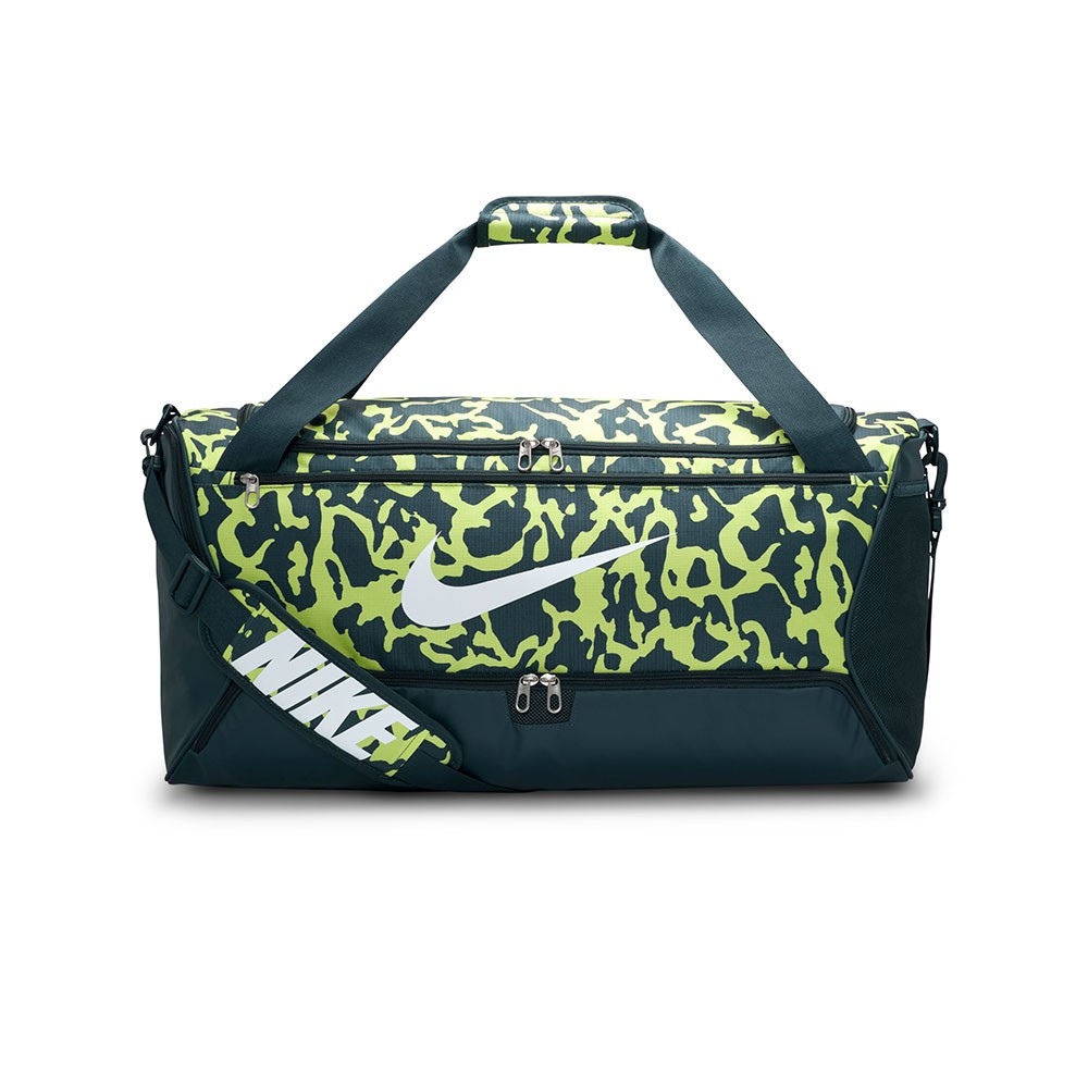 Nike Borsa Palestra Brasilia Grigio Verde Uomo TU