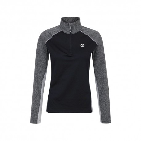 Dare 2B Microfleece Mezza Cerniera Senza Cappuccio Nero Donna