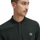 Fred Perry Polo Tinta Unita Logo Nero Uomo