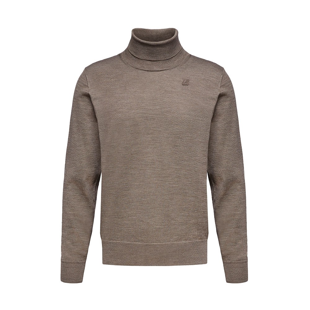 K-Way Maglia Dolcevita Merinos Beige Uomo - Acquista online su Sportland