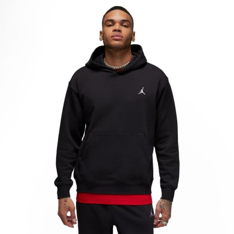 Nike Felpa Jordan Essentials Con Cappuccio Nero Uomo