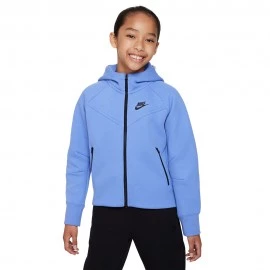 Nike Felpa Tech Fleece Azzurro Ragazza