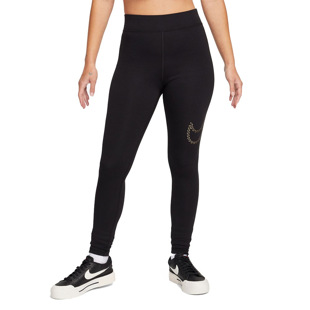 Image of Nike Leggings Shine Nero Donna L