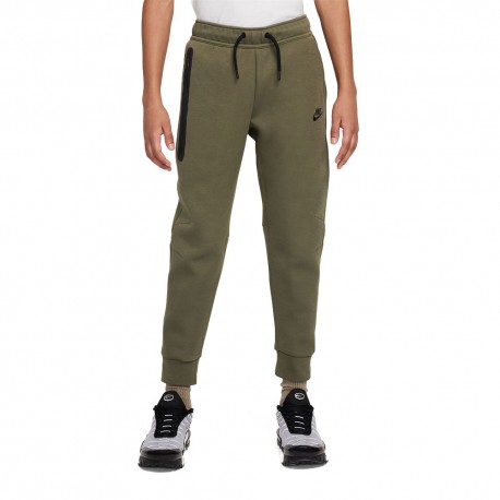 Nike Pantaloni Tech Fleece Verde Ragazzo