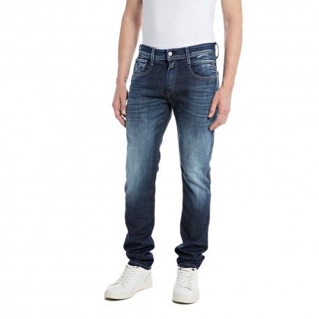 Replay Jeans Anbas L30 Blu Medio Uomo