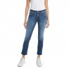 Replay Jeans Fabi L30 Blu Medio Donna