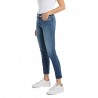 Replay Jeans Fabi L30 Blu Medio Donna