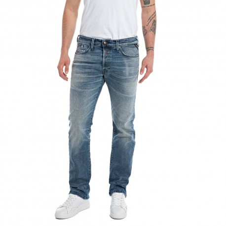Replay Jeans Waitom L30 Blu Chiaro  Uomo