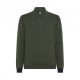 Sun 68 Maglioncino Con Cerniera On Cuffs Verde Uomo