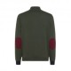 Sun 68 Maglioncino Con Cerniera On Cuffs Verde Uomo