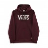 Vans Felpa Con Cappuccio Logo Bordeaux Uomo