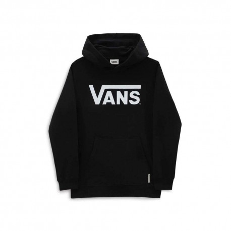 Vans Felpa Con Cappuccio Logo Nero Uomo