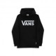 Vans Felpa Con Cappuccio Logo Nero Uomo