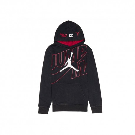 Nike Felpa Con Cappuccio Jordan Nero Bambino