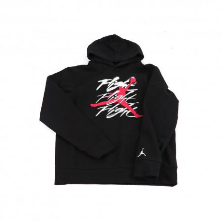 Nike Felpa Con Cappuccio Jordan Nero Bambino